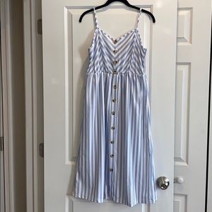 Blue/White Stripes dress - never worn!